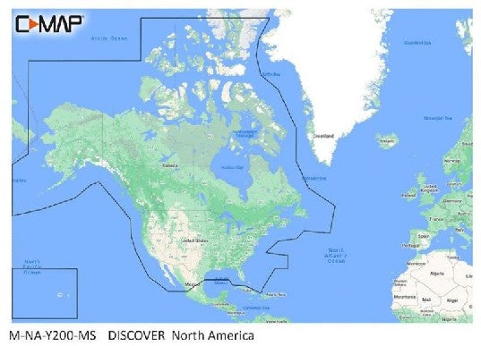C-MAP Discover - North America | M-NA-Y200-MS