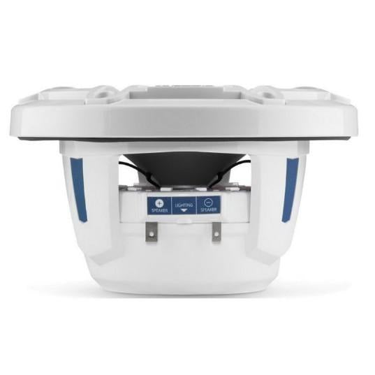 JL AUDIO M6-650X-S-GWGW-I: 6.5" Marine Speakers, Sport Grille, Gloss White Trim, White Grille, ILLUM | 93726 | 010-03093-00
