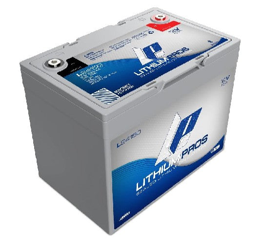 LITHIUM PROS LiFePO4 Battery, 12V/150 Ah (Trolling/Deep cycle, Grp 24) Bluetooth | L24150 **DROP SHIP ITEM, FREE FREIGHT**