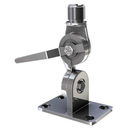 SHAKESPEARE Ratchet mount, stainless steel, with handle | 4187
