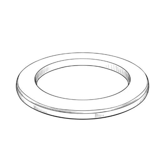 8.8" SPEAKER TRIM RING - 8.8" X .5" THICK - WHITE | TRIMRING8.8x.5