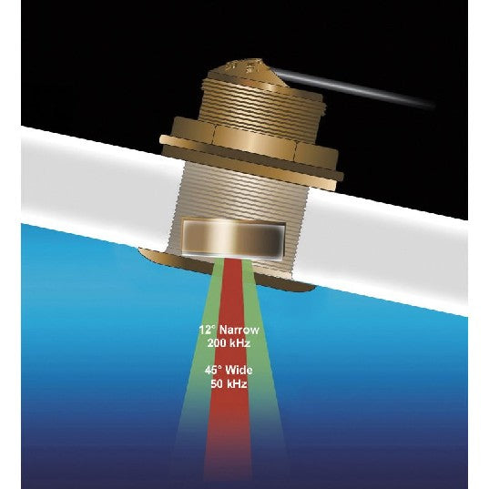AIRMAR B60 50/200kHz, 600W, 12-Degree Tilted Element?, Mix & Match Transducer, DT | B60-12-MM *Cable sold separately