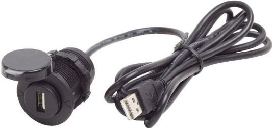 BLUE SEA 12VDC USB 2.0 Port w/ Ext Cable | 1044-BSS