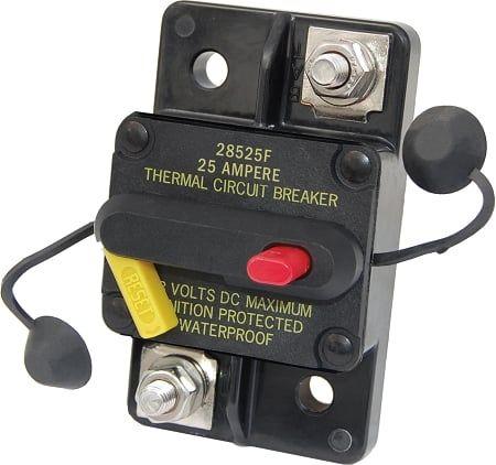 BLUE SEA Circuit Breaker, Bus 285 SfcMt 25 A | 7180-BSS