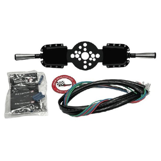 BOB'S MACHINE Pro Series Turn Signal Switch - Dual - Aluminum | 305-340000AL