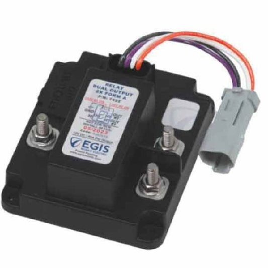 EGIS MOBILE ELECTRIC Relay, 2x80  Amp / 12V, w/DT/AT Connector, Bulk | 7422D