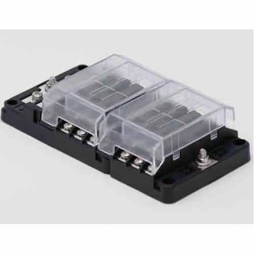 EGIS MOBILE ELECTRIC 8026 RT Fuse Block 12 Pos w/Ground & LED Indication