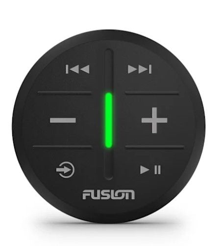 FUSION MS-ARX70B, ARX Wireless Stereo Remote, Mount w/Bounding Tape, Black | 010-02167-20