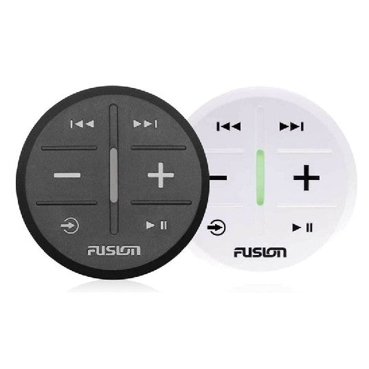 FUSION MS-ARX70W, ARX Wireless Stereo Remote, Mount w/Bounding Tape, White | 010-02167-21