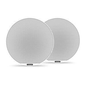 FUSION Signature Series 3i Marine Speakers, 8.8" 330-watt Coaxial Classic White Marine Speakers (Pair) | 010-02773-00