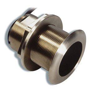 GARMIN B60 BRONZE THRU-HULL LOW PROFILE AT 12 DEGREE TILT FOR 8 TO 15 DEGREE DEADRISE, W/TEMP, 8-PIN | 010-10982-21