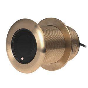 GARMIN Airmar B75M Bronze Thru-Hull Mount Transducer with Depth & Temperature (12° tilt), 80-130 kHz, 8-PIN | 010-11636-21