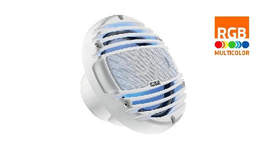 HERTZ AUDIO HMX 6.5-LD-TW - 6.5" 4 Ohm MARINE COAX RGB LED SET - WHITE | 78040301