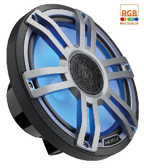 HERTZ AUDIO HMX 8 S-LD-G - 8" 4 Ohm SPORTS COAX RGB LED SET | 78040325