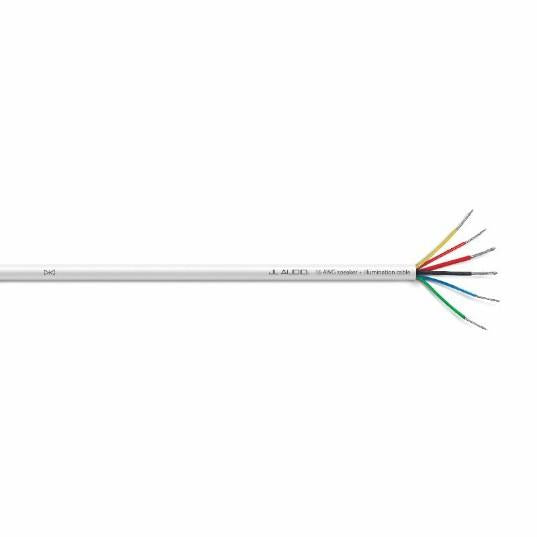 JL AUDIO XM-WHTMFC-250: White 16 & 20 AWG Multifunction Cable for Speakers with LED lighting, 250 ft | 90956 | 010-13423-00