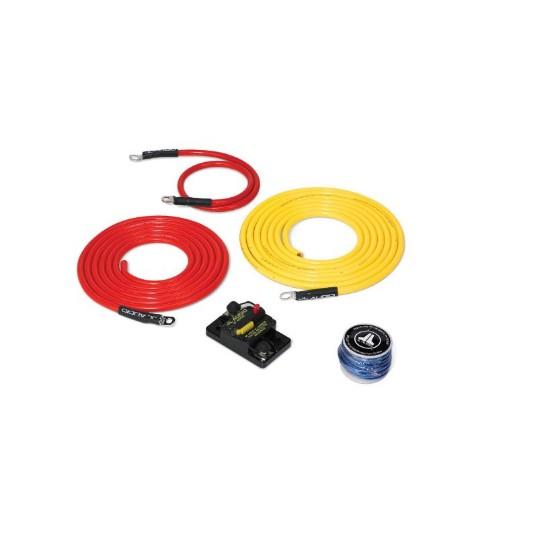 JL AUDIO XMD-PCS50A-1-L10: Premium 6 AWG 12-V Power Conn. Sys for Single Amp, Up to 10ft, 50 Amp | 90485 | 010-13417-00