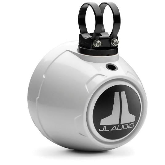JL AUDIO M3-650VEX-GW-S-GW: 6.5" VEX Tower Speakers, Gloss White Enclosure, Gloss White Sport Grille | 93400 | 010-03256-00