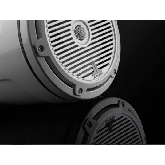 JL AUDIO M3-770ETXV3-GW-C-GW: 7.7" Tower Speakers, Gloss White Encl., Gloss White Classic Grille, PAIR | 93535 | 010-03266-00