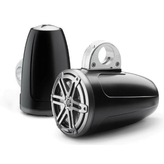JL AUDIO M3-770ETXV3-SB-S-GM: 7.7" Tower Speakers, Satin Black Enclosure, Gunmetal Sport Grille, PAIR | 93536 | 010-03267-00