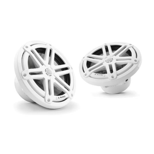 JL AUDIO M3-770X-S-GW: 7.7" Marine Speakers, Sport Grille, Gloss White, PAIR | 93522 | 010-03068-00