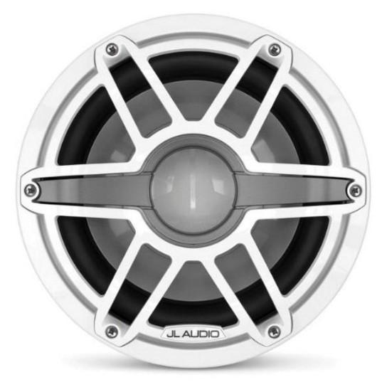 JL AUDIO M6-10W-S-GWGW-4: 10" Marine Subwoofer Driver, Gloss Trim Ring and White Sport Grille, 4 O | 93644 | 010-03488-00