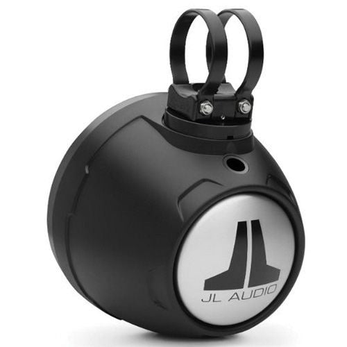 JL AUDIO M6-650VEX-MB-S-GMTI: 6.5" VEX Tower Speakers, Matte Black Encl., Gunmetal Titanium Sport Grille | 93413 | 010-03263-00