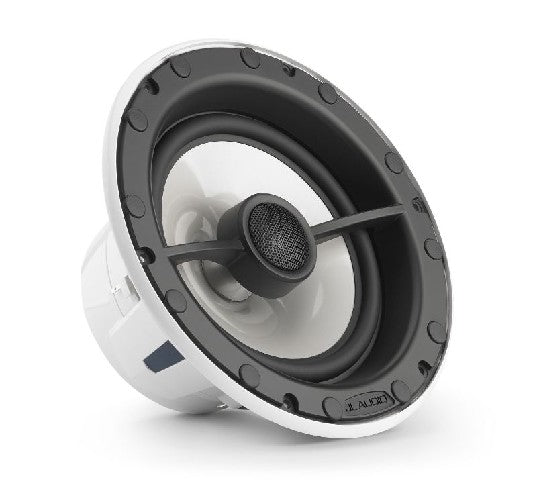 JL AUDIO M6-650X-L-GwGw: 6.5" LUXE Premium Marine Speaker, White Trim Ring, White Luxe Grille, EACH | 93912 | 010-03912-00