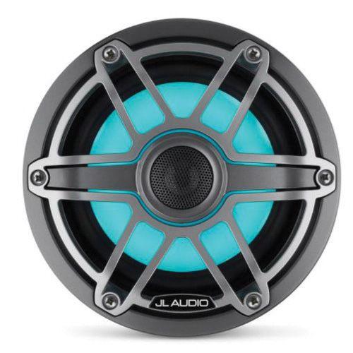JL AUDIO M6-650X-S-GMTI-I: 6.5" Marine Speakers, Sport Grille, Gunmetal Trim, Titanium Grille, ILLUM | 93715 | 010-03092-00