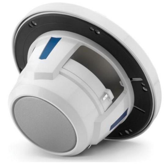 JL AUDIO M6-650X-S-GWGW-I: 6.5" Marine Speakers, Sport Grille, Gloss White Trim, White Grille, ILLUM | 93726 | 010-03093-00