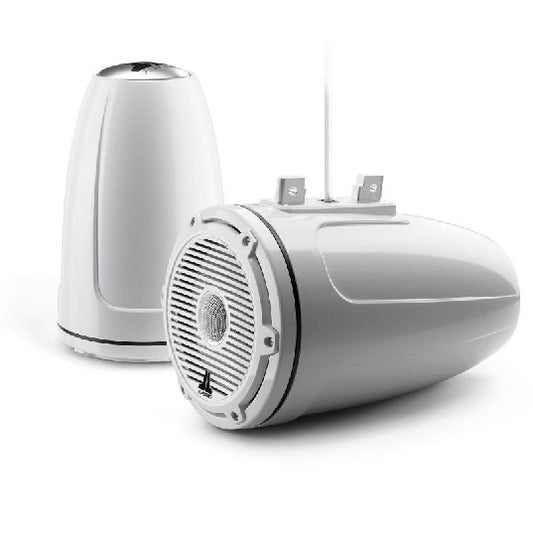 JL AUDIO M6-770ETXV3-GW-C-3GWGW: 7.7" Tower Speakers, White Classic Grille, WHITE TWEETER, PAIR | 93690 | 010-03856-00