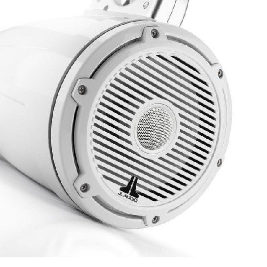 JL AUDIO M6-770ETXV3-GW-C-3GWGW: 7.7" Tower Speakers, White Classic Grille, WHITE TWEETER, PAIR | 93690 | 010-03856-00