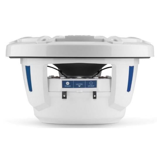 JL AUDIO M6-770X-S-GWGW-I: 7.7" Marine Speakers, Sport Grille, Gloss White Trim & Grille, ILLUM | 93602 | 010-03074-00