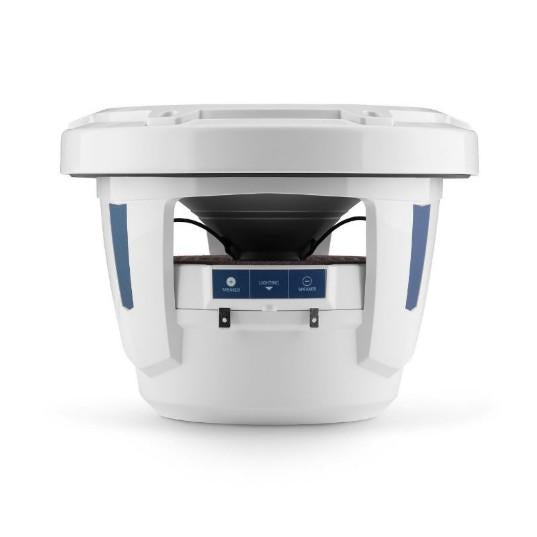 JL AUDIO M6-880X-C-3GW: 8.8" Marine Speakers, 1" WHITE Tweeter, Gloss White Classic Grille | 93689 | 010-03499-00