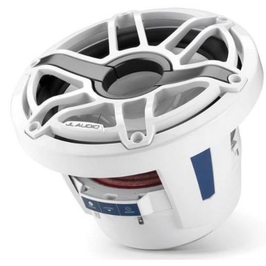 JL AUDIO M6-8IB-S-GWGW-4: 8" Marine Subwoofer (200W, 4 ohm), Infinite Baffle, Gloss White Sport Grille | 93617 | 010-03274-00