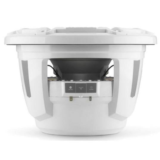 JL AUDIO M7-12IB-S-GWGW-i-4: 12" Marine Subwoofer, 600W, 4ohm, Gloss White Sport Grille, RGB LED, EACH | 93672 | 010-03287-00