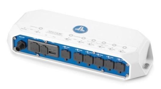 JL AUDIO MVi-HUB: JLid-Comm & Optical Audio Network Hub for MVi Amplifiers | 98652 | 010-03342-00