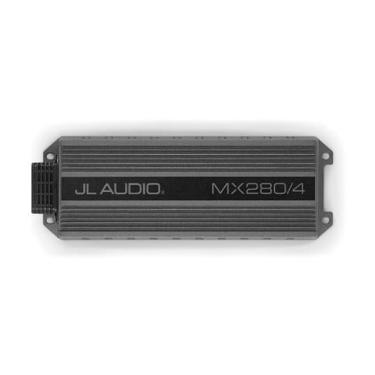 JL AUDIO MX280/4: 4-Channel Class D Full-Range Amp, 50 Watts x 4 @ 4 ohm / 70 Watts x 4 @ 2 ohm - 14.4V | 98405 | 010-03105-00