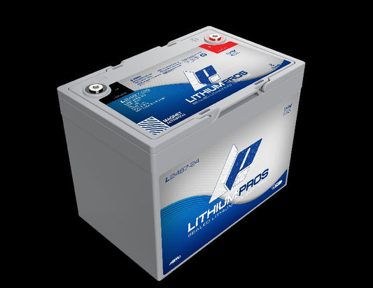 LITHIUM PROS LiFePO4 Battery, 24V/67 Ah (Trolling/Deep cycle, Grp 24) Bluetooth | L2467-24 **DROP SHIP ITEM, FREE FREIGHT**