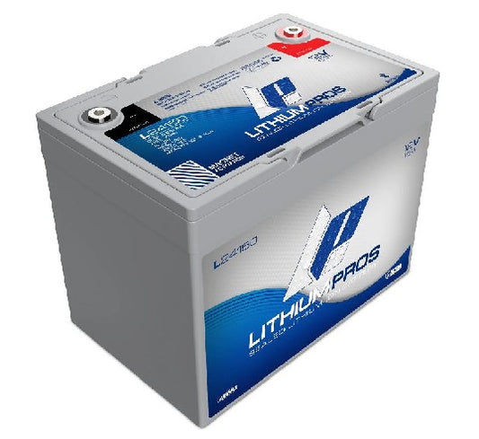 LITHIUM PROS LiFePO4 Battery, 12V/150 Ah  (Trolling/Deep cycle, Grp 31) Bluetooth | M24150 **DROP SHIP ITEM, FREE FREIGHT**