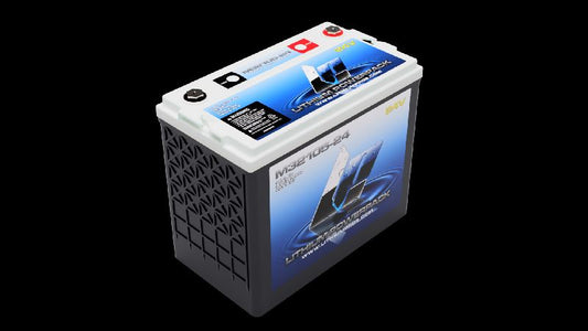 LITHIUM PROS LiFePO4 Battery, 24V/105 Ah (Trolling/Deep cycle, Grp GC12) Bluetooth | M32105-24 **DROP SHIP ITEM, FREE FREIGHT*