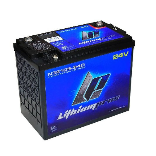 LITHIUM PROS LP Powerpack, 25.6V/105 Ah with N2K and display(Trolling/Deep Cycle)Blutooth|N32105-24D DROPSHIP ITEM,FREE FREIGHT