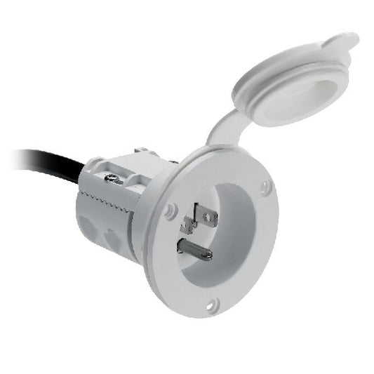 MINN KOTA AC Power Port-White / MKR-23 | 1865110