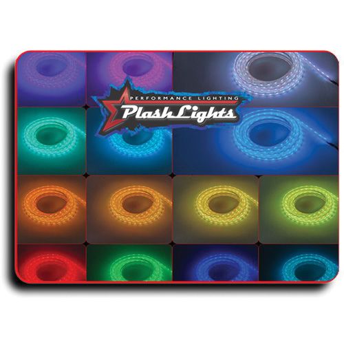 PLASHLIGHTS 12v RGB Color Changing Waterproof Flexible Light Strip - Ip68 - 20' | FLS-RGB-68-20FT