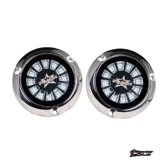 PLASHLIGHTS Epik Underwater Transom Light - Blue + Green - Pair | PL-UWL-EPIK-B/G-K