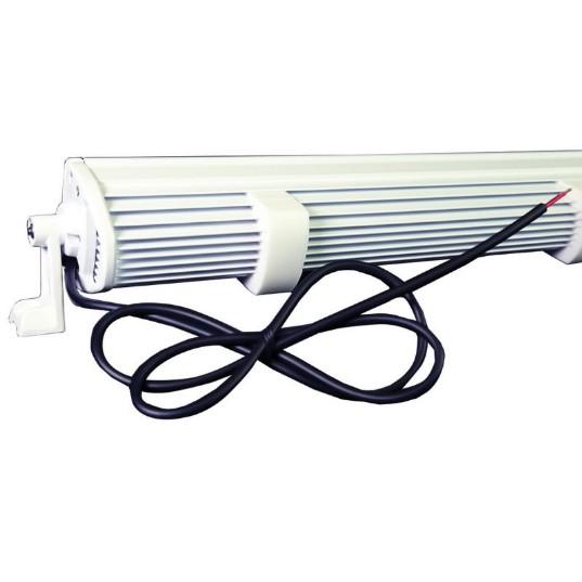 PLASHLIGHTS 40" XX-Series LED Light Bar - 5W - Curved - White Housing | XX-40-5W-WHT-R