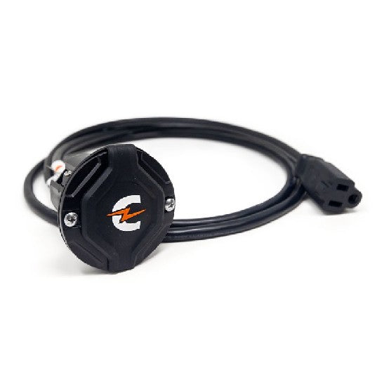 POWER-POLE Charge Plug Port w/ 12ft AC ext | CH-AC-EXT-12