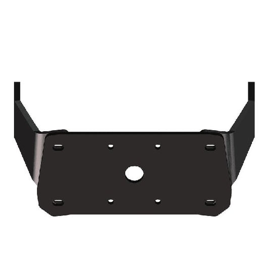 POWER-POLE Pontoon Mount- 17.5-19" Riser Black | PK-P-17519-BK