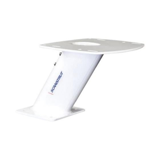 SCANSTRUT Forward Leaning Aluminum PowerTower 250mm / 10" for Radomes | APT-F-250-01