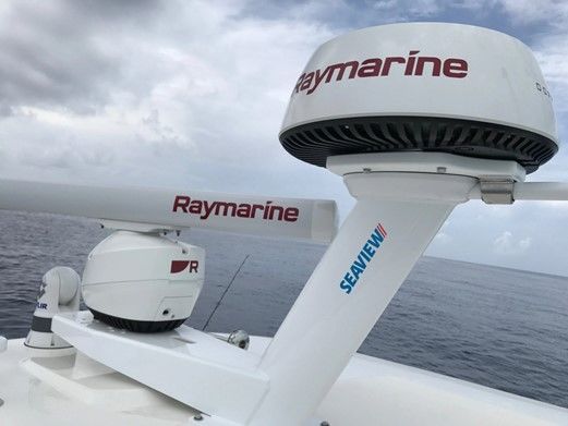 SEAVIEW 13.25" Dual Mount pre-drilled for most closed dome Radars. Top for Satellite domes  / Top plate required | PMADM1M2