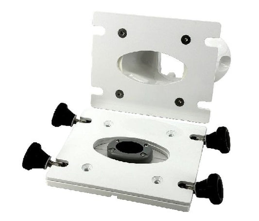 SEAVIEW Removable Base for Pedestal Mounts with a 7" x 7" Base Plate - White | PMRB7